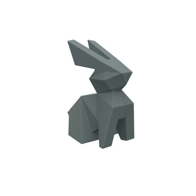 Statue de jardin lapin en plastique