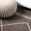 Tapis brun / beige Kinkade Tribal Diamond-810273357