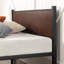 Structure de lit plateforme en rayonne de bambou et métal 35 pouces Zinus Tucker-635518363
