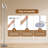 74" Dual Led Floor Lamp With Remote Control-271119753