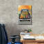 Art mural en toile Epic Graffiti «Fall Bounty 3 Truck Navy» par James Wiens, 18 po x 26 po-1939245528