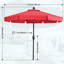 Carmilla 230 cm W X 5 cm D Tilt Market Parasol with Crank Lift-1471053949-1507947622