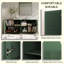 Buffet buffet, armoire d'appoint 59 po avec 4 portes, garde-manger