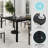 Martha Stewart Lily Pond 60" All-Weather Steel Frame Patio Table With Slatted Top And Umbrella Hole