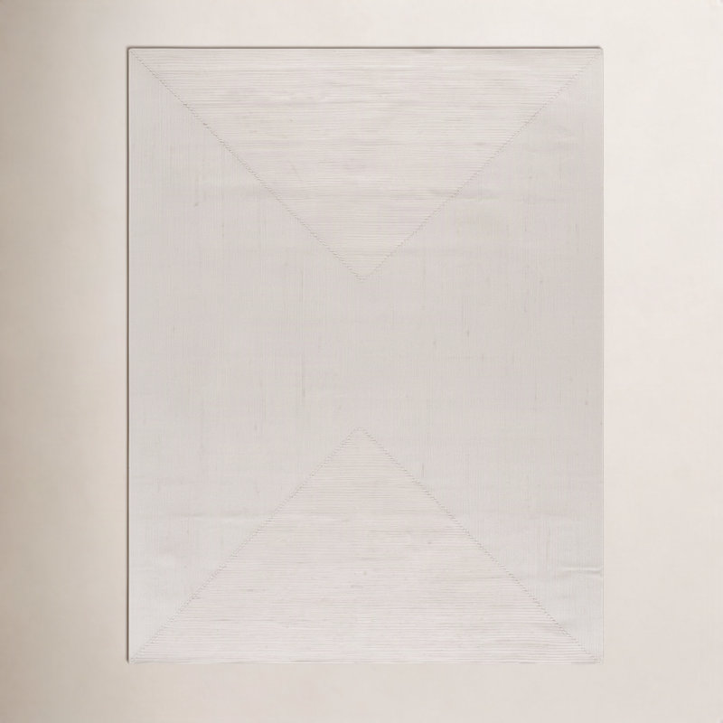 Tapis d'intérieur tissé à la main Amaya, Rectangle 8 pi 0 po x 10 pi 0 po