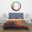 Sunset Glow At The Lake I - Ensemble de housse de couette nautique et côtier - Polyester en microfibre-66389217