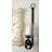 Metal Handmade Pillar Scroll Indoor Outdoor Black Wall Sconce