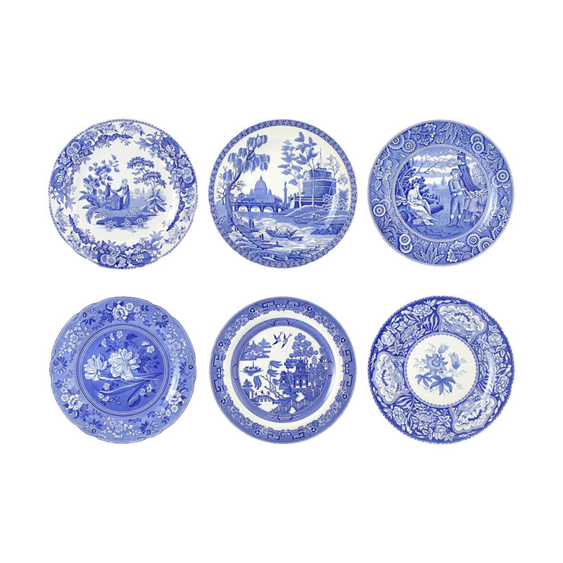 Spode Blue Room Georgian Plates 10.5"