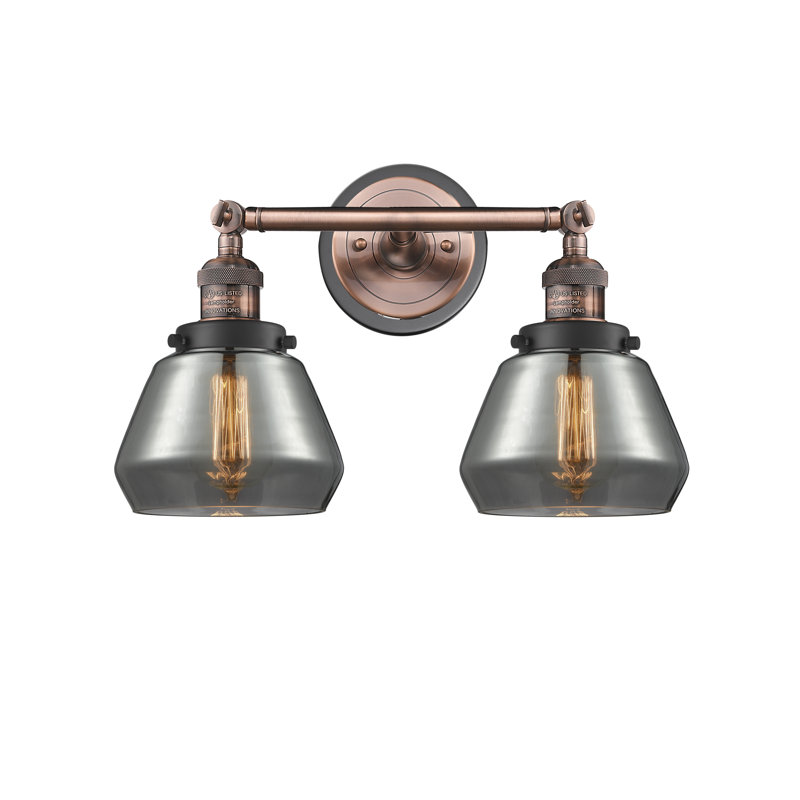Rivka 2 - Light Dimmable Vanity Light, Plated Smoke