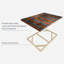 Carte typographique en bois sur toile-780690032