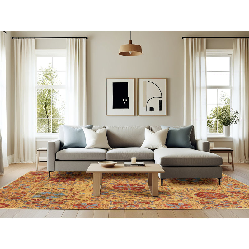 Tapis abstrait moderne 3796, Rectangle 6 pi x 9 pi