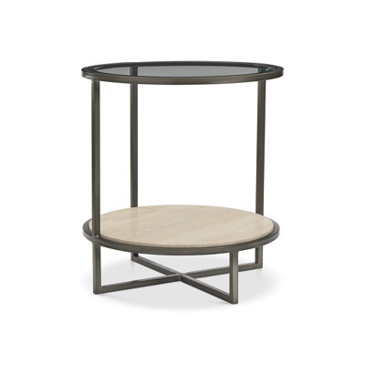 Harlow Glass End Table