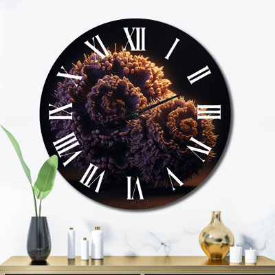 Horloge murale abstraite