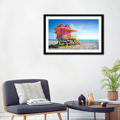«Pink Morning, Miami Beach Florida» par Susanne Kremer - reproduction de photo