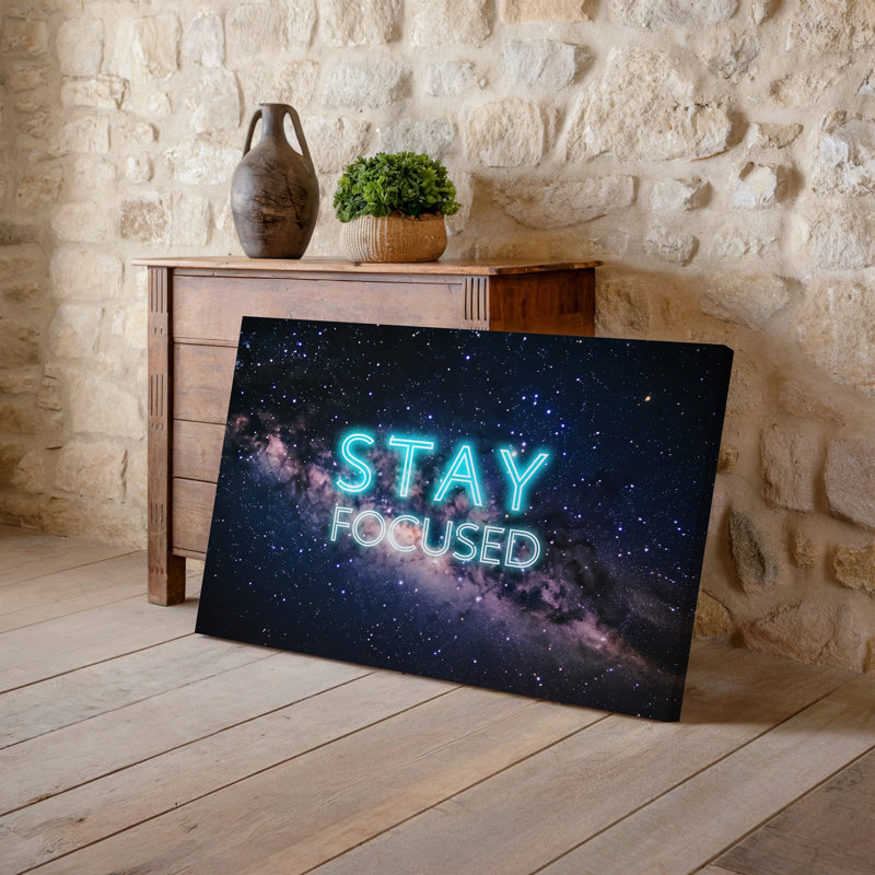 Reproduction d'art sur toile, "Scène cosmique captivante" avec art mural rempli d'étoiles, H 18 po x l 24 po