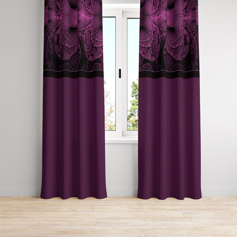 Semi Sheer Curtain Pair, 20" W x 52" L