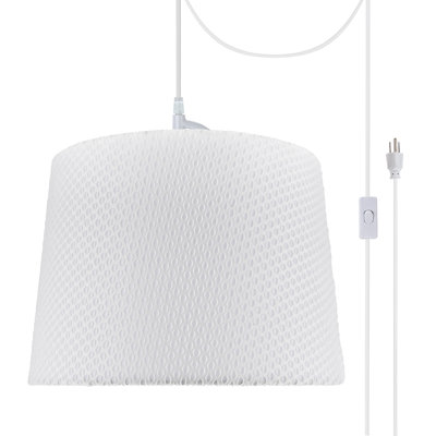 Luminaire tambour à tambour simple 1 lumières Swick