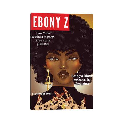 Ebony Z - Print on Canvas