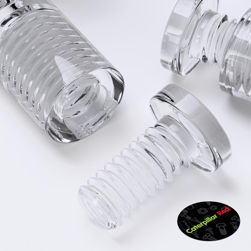 4x Clear Acrylic Standoffs 13 x 19 mm, Sign Spacers, Wall Mount Panel Supports