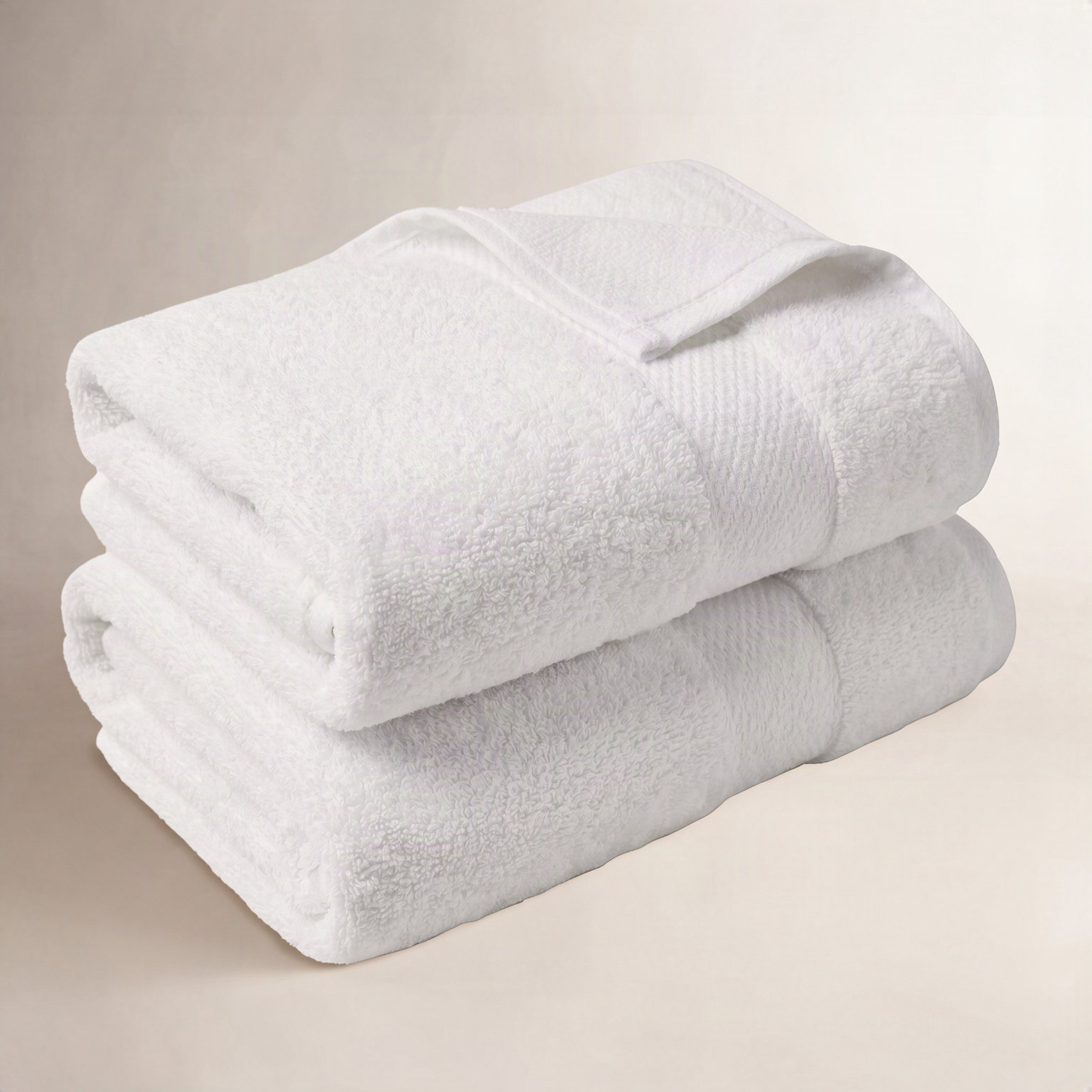 Niles Giza Cotton Bath Towel Set, White