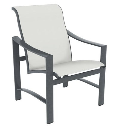 Kenzo Outdoor Dining Armchair, Bogota, Shell