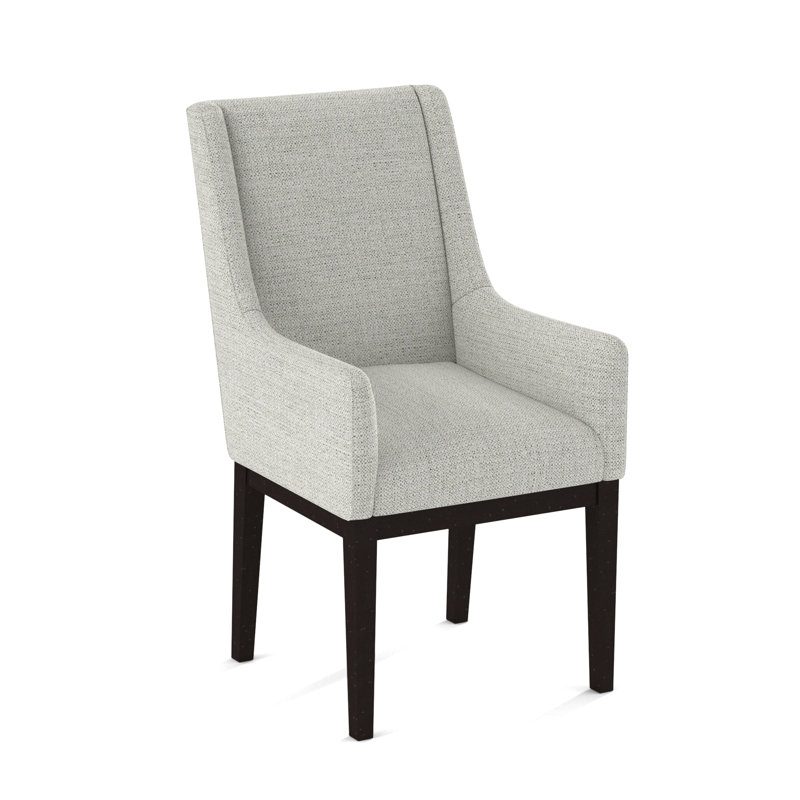 Upholstered Arm Chair, White, 61703-88