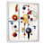 White Floater Framed