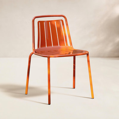 Chaise d'extérieur en métal Easy