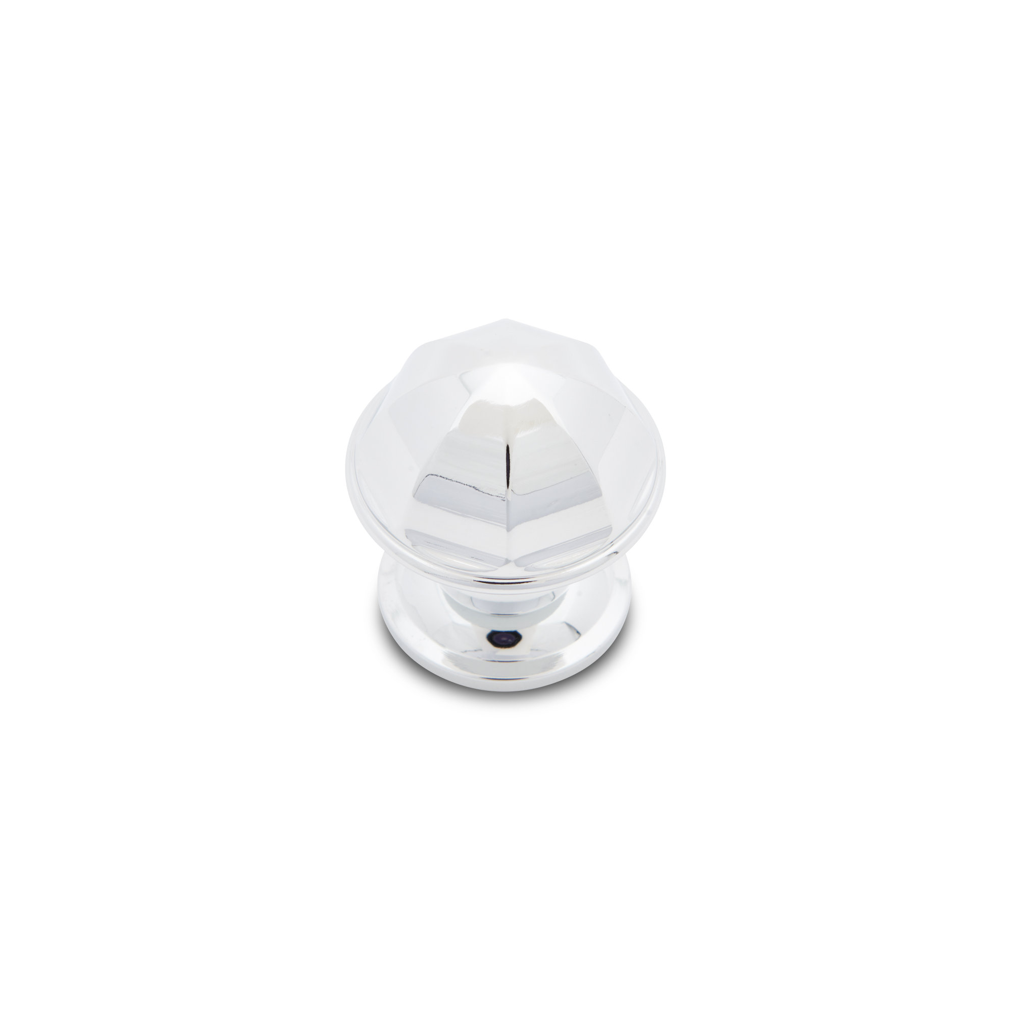 Contoured Dome 1 1/16" Knob CK Series, Polished Chrome