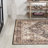 Chapell Chenille Mid-Century Medallion Machine-Washable Black/Terra Rug-262722878