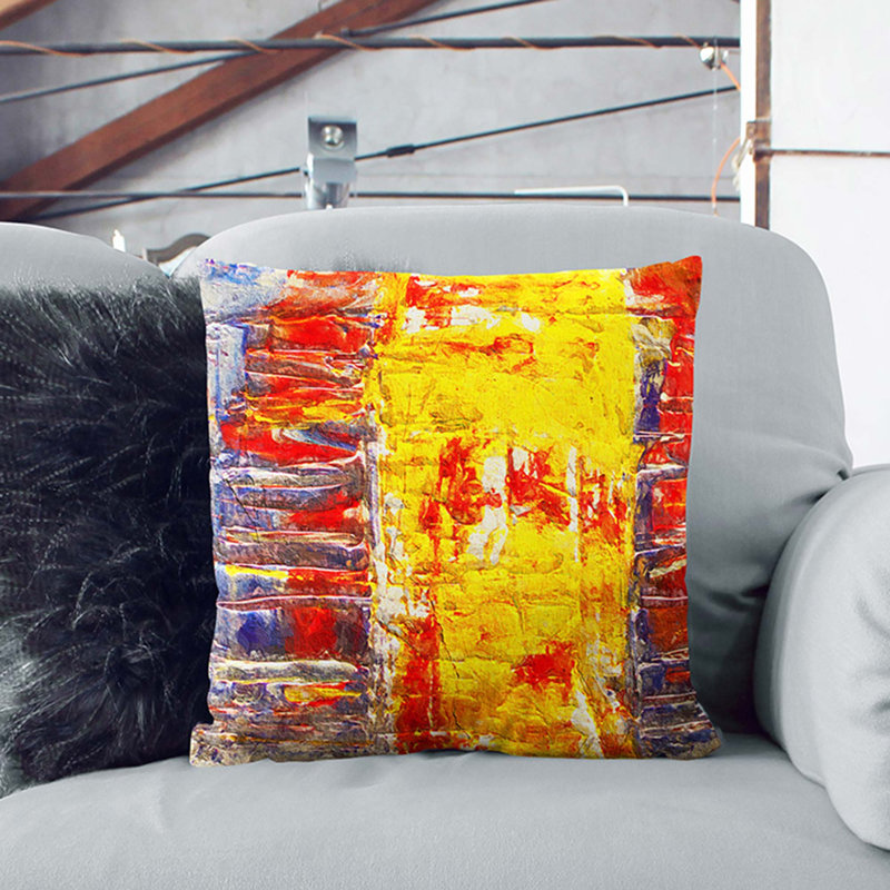 Square Throw Cushion, 40 x 40 cm, White