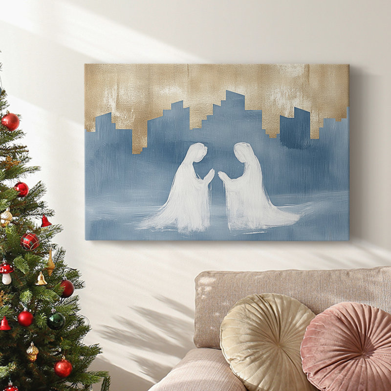 Christmas Holiday Arts - Toile tendue avec châssis XMA171568, H 40 po x l 60 po