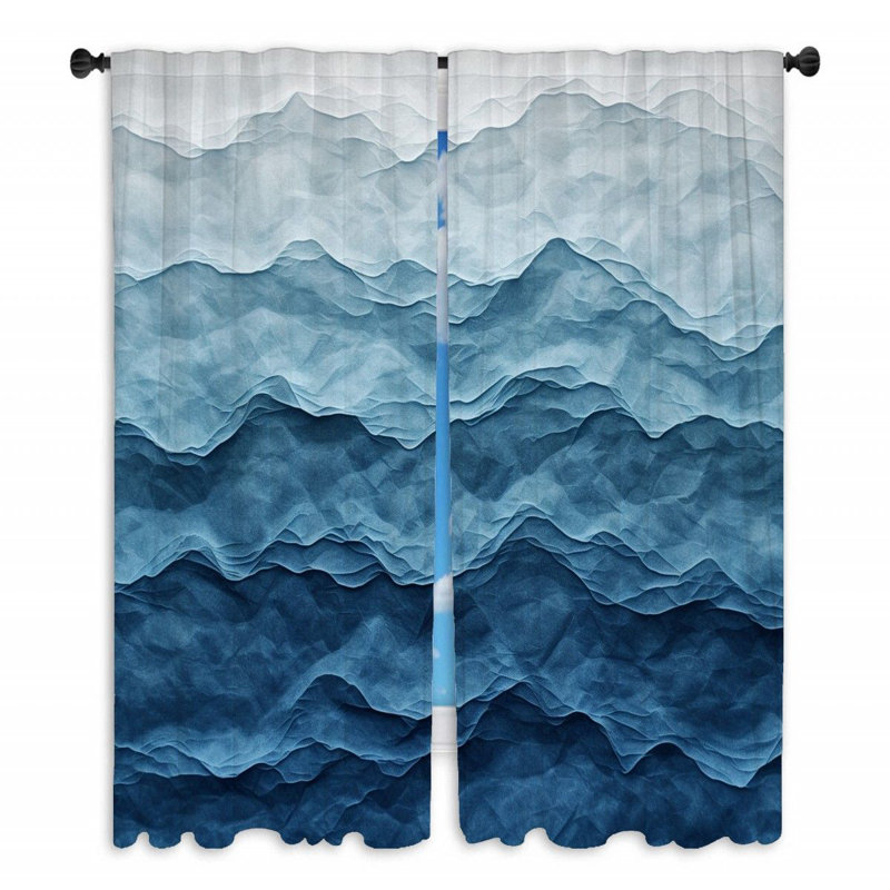 Kamell Room Darkening Curtain Pair, 40" W x 63" L