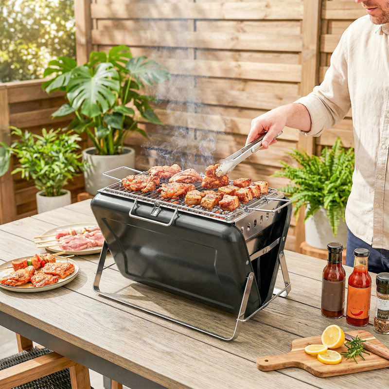 Outsunny Electric Grill, Black