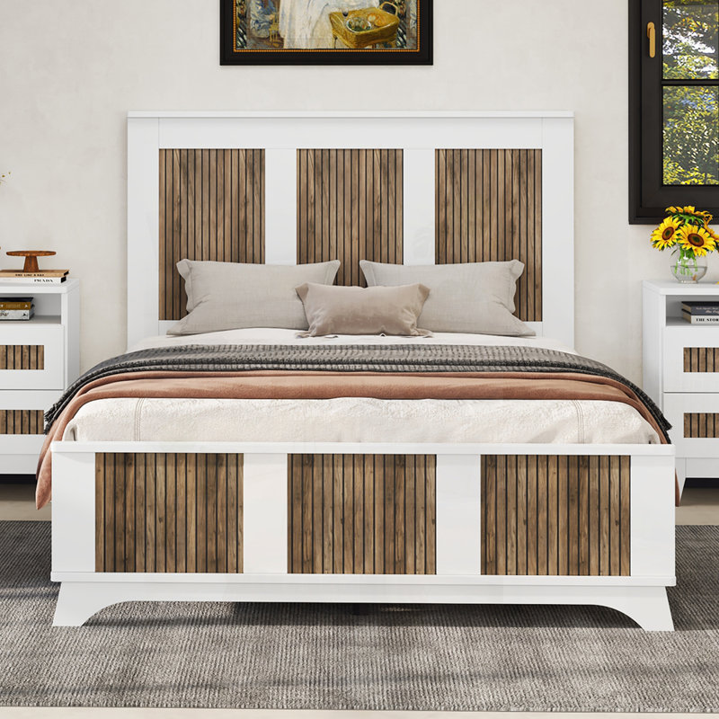 Lit plateforme double Farmhouse