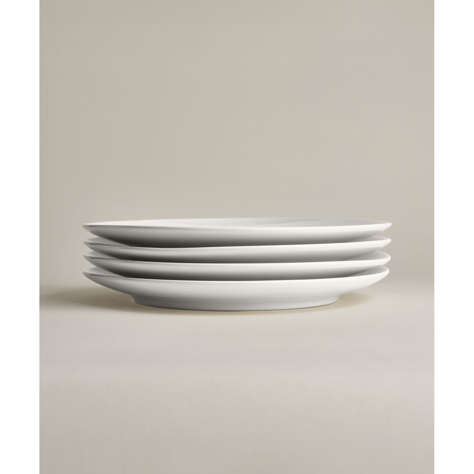 Year & Day Glossy Big Plates, White