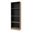 Bibliothèque à 4 tablettes, bibliothèque ouverte moderne pour le salon, la chambre à coucher ou le bureau