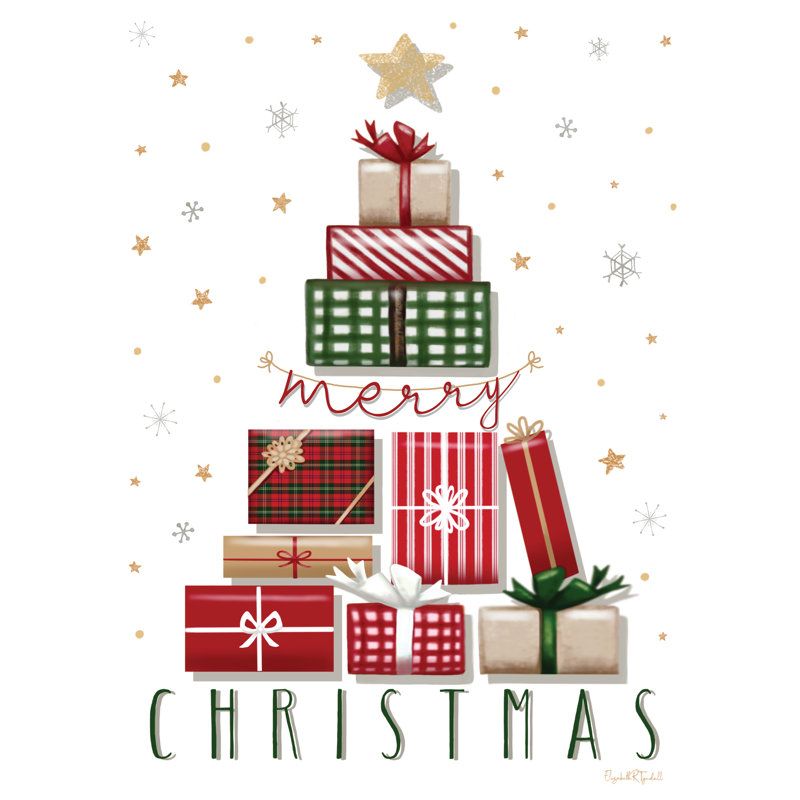 «Merry Christmas Presents» par Elizabeth Tyndall, H 32 po x l 24 po