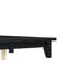 Structure de lit plateforme en noyer de style Mid-Century moderne avec tête de lit, bois massif, support de lattes de bois, aucun sommier requis, double, brun-2118897417-2118897415