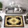 Tapis noir / beige Ramsel