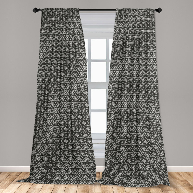 Ballweg Semi Sheer Curtain Pair, 56" W x 84" L