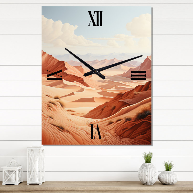 Horloge murale Cuddy - Minimalisme surdimensionnée, Petit