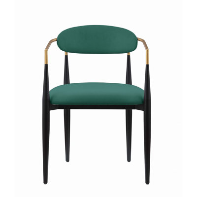 2Pcs Side Chairs Fabric Upholstered
