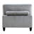 Gray Corduroy 4 Modular , Solid Wood Legs, Removable Cushions For Home Living Room Contemporary Sectional With Legs-1304869148