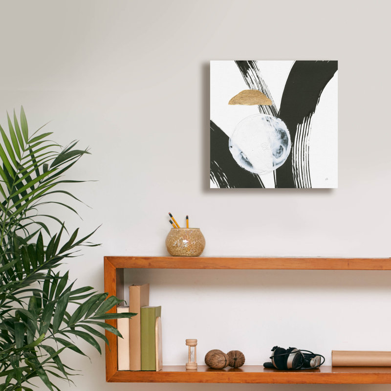 «Many Moons 3» par Chris Paschke, art mural sur toile, H 12 po x l 12 po x P 0,75 po