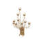 Star Magnolia 10 - Light LED Candle Wall Light