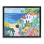Cadre flottant Vibrant House On The Beach, design par Ramona Murdock-1605324285-1605324284