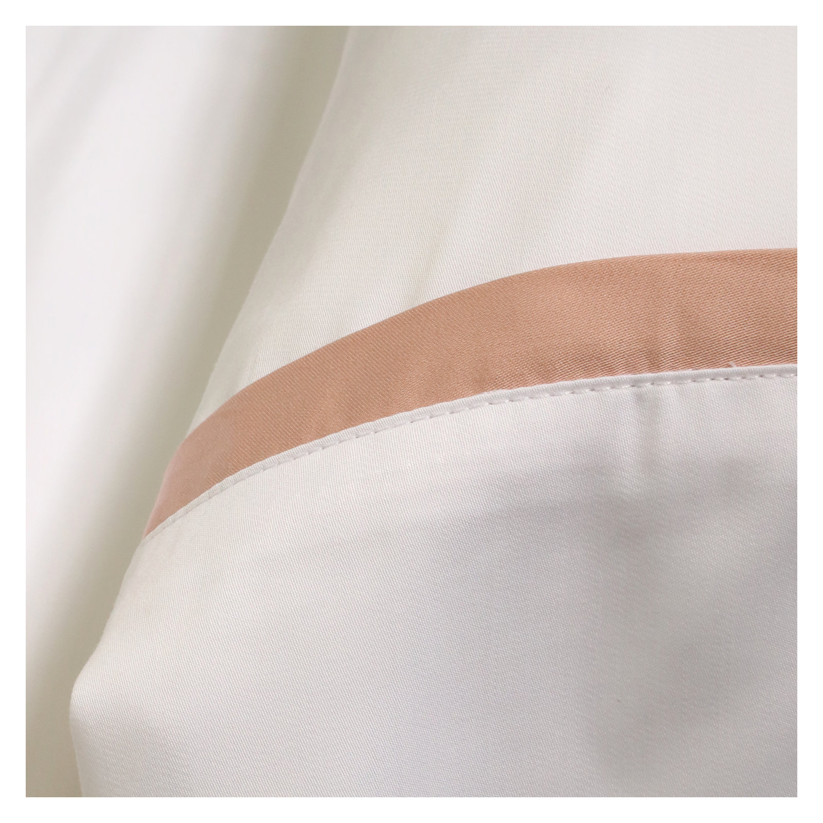 Langston Rayon From Bamboo Machine Woven Sheet Set, King, White/Pink