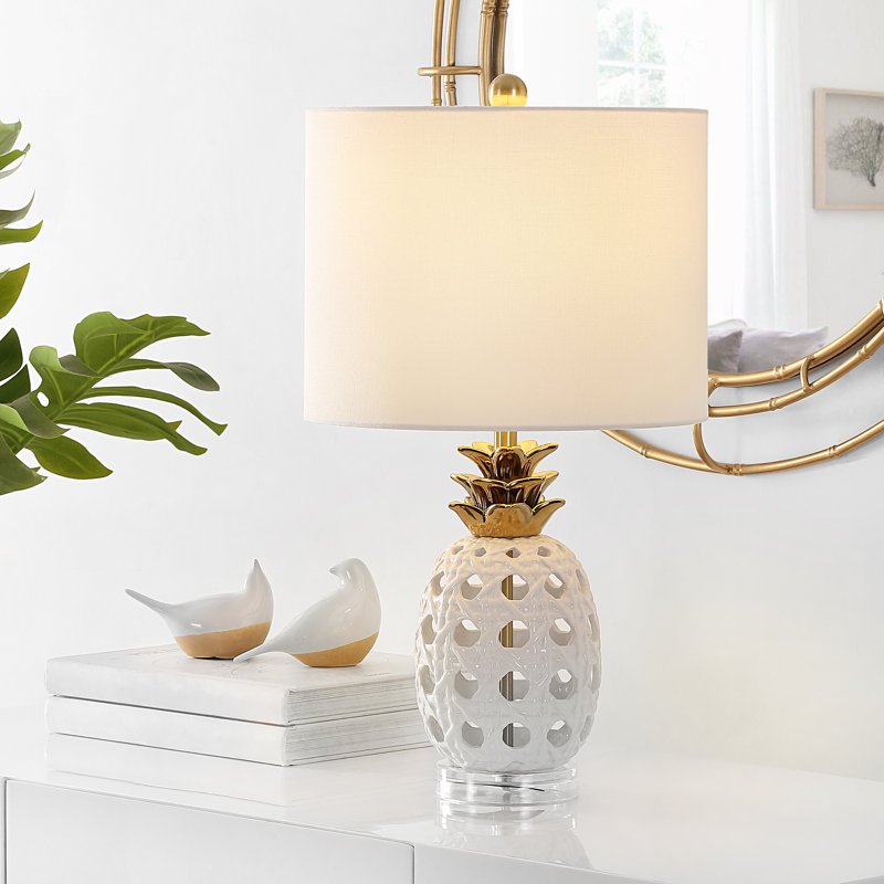 Lampe de table 24 po Aliceville, Blanc
