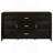 Nyler Cappuccino 3-Drawer Rectangular TV Console